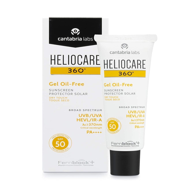 Heliocare 360° Gel Oil-free SPF 50_Kem chống nắng phổ rộng cho da nhờn hoặc dễ bị mụn